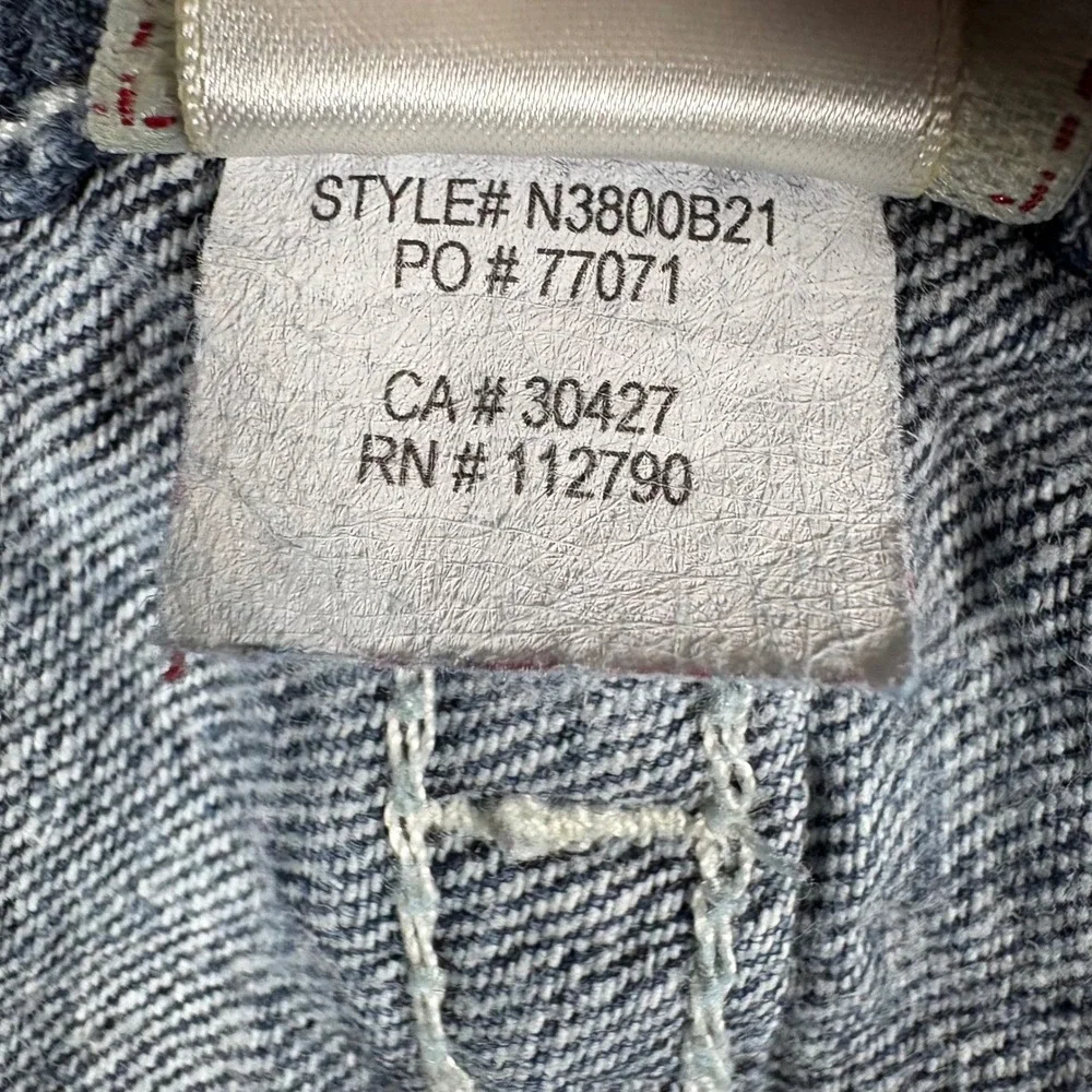 Vintage True Religion Bobby Jeans Mens 33 Made USA Y2K White Horseshoe Stitch